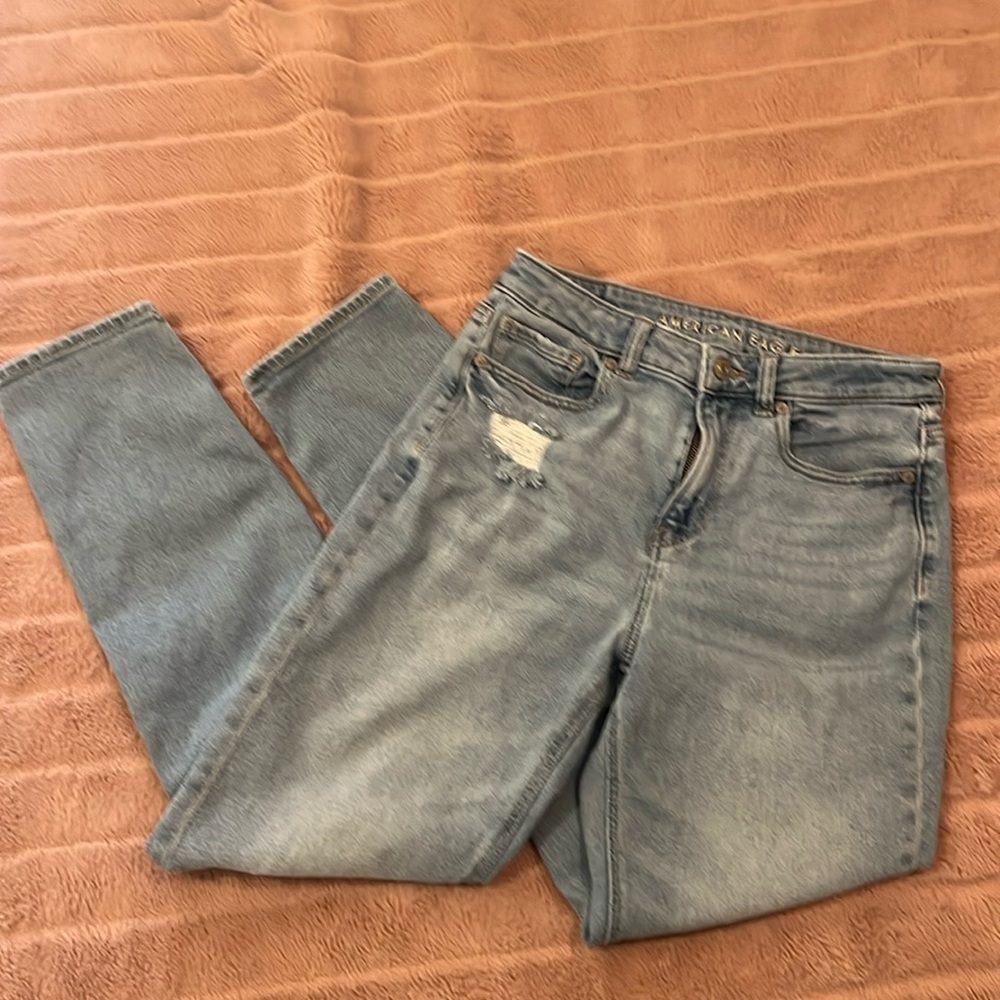 American Eagle Mom Jean Stretch size 4 Long